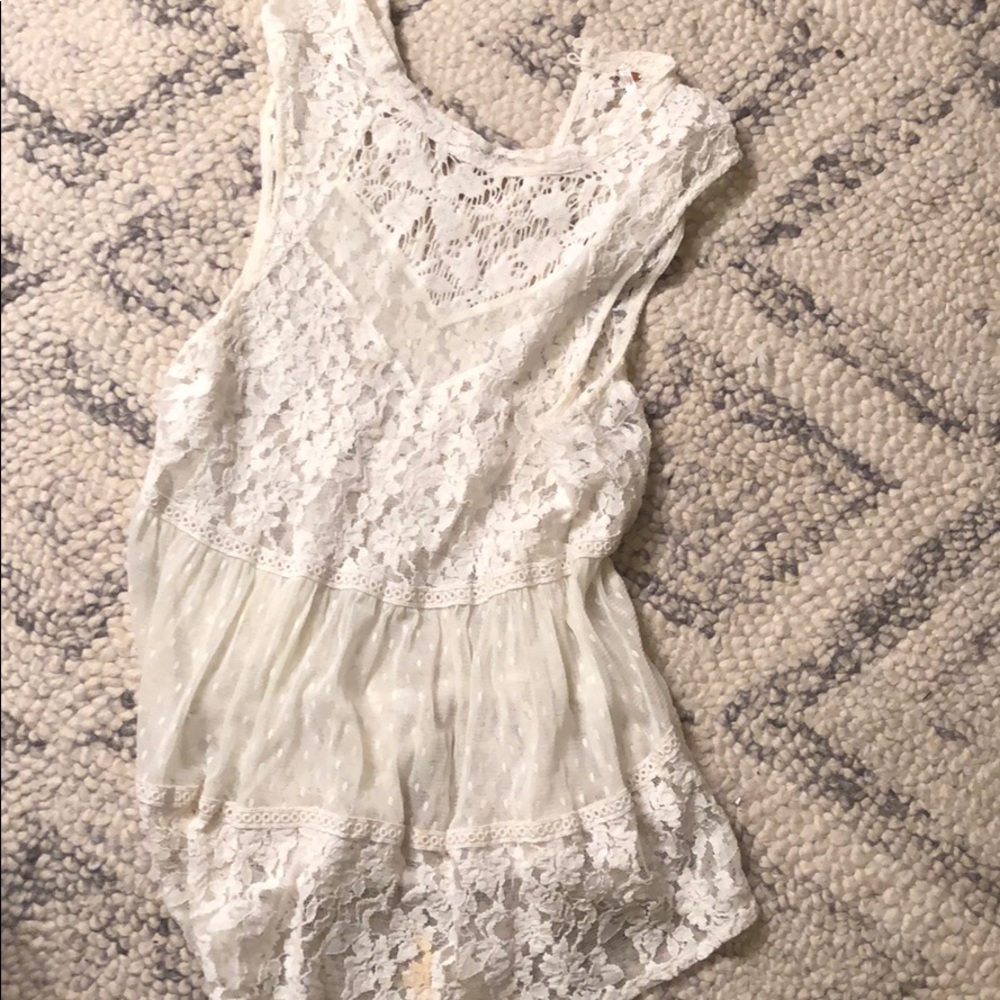 Free people lace tank top